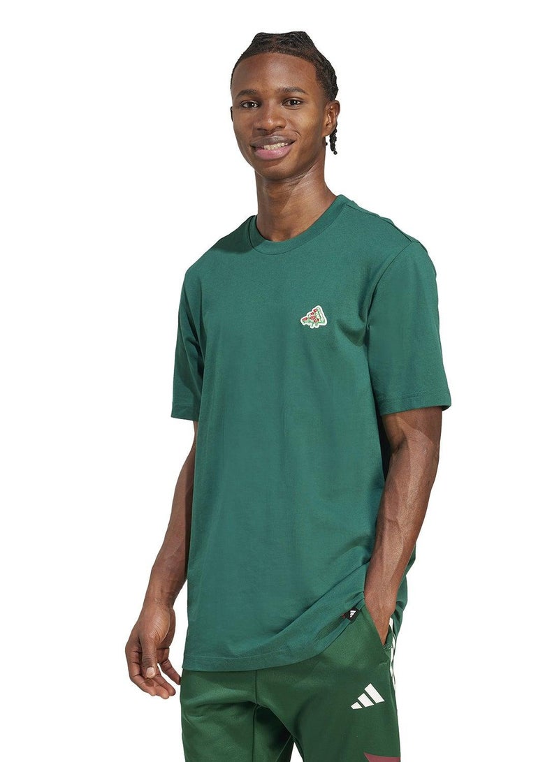 Adidas Mini Pizza Graphic T-Shirt - Image 1